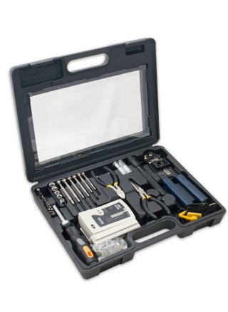 50 Pieces Network Tool Repair Kit, Ethernet LAN Cable Tester Computer Maintenance Coax Crimper Tool for RJ-45/11/12 Cat5/5e with Connector Accessories and Socket Set - pzsku/ZFF6C2729D7ECAF869FEDZ/45/_/1731077978/3b1c0d1c-5c27-4505-a280-047fb95fa8b8