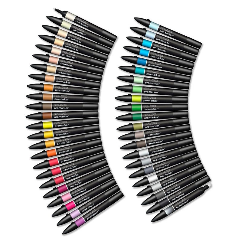 Winsor Newton Winsor & Newton Promarker, Set of 48, Essential Collection - Image 2