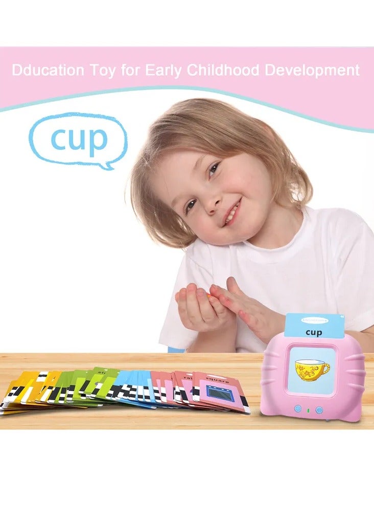 Kids Preschool English Learning Speech Therapy Machine Toy Words Educational Montessori Talking Flash Card - Image 4