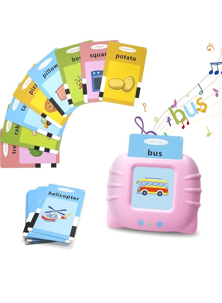 Kids Preschool English Learning Speech Therapy Machine Toy Words Educational Montessori Talking Flash Card - Image 2