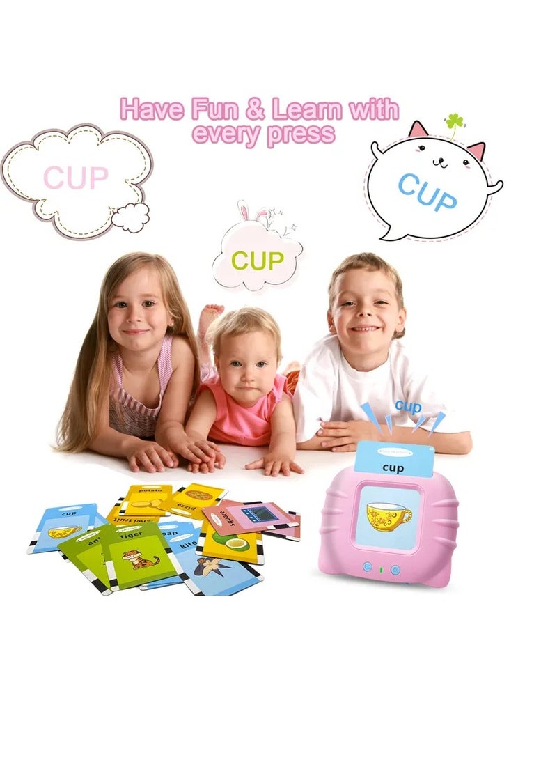 Kids Preschool English Learning Speech Therapy Machine Toy Words Educational Montessori Talking Flash Card - Image 3