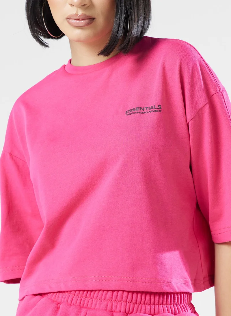 The Giving Movement Boxy Cropped T-Shirt