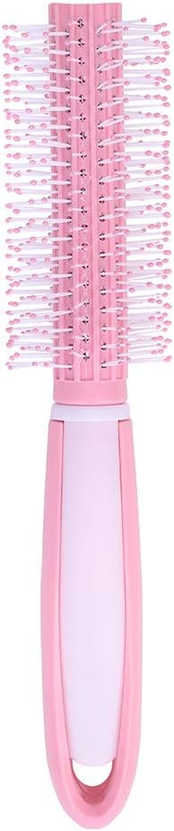 Roller Round Brush With Plastic Handle Antistatic Curler for Daily Salon Styling Massaging Scalp Drying and Curling Hairdressing Tool for Women and Girls