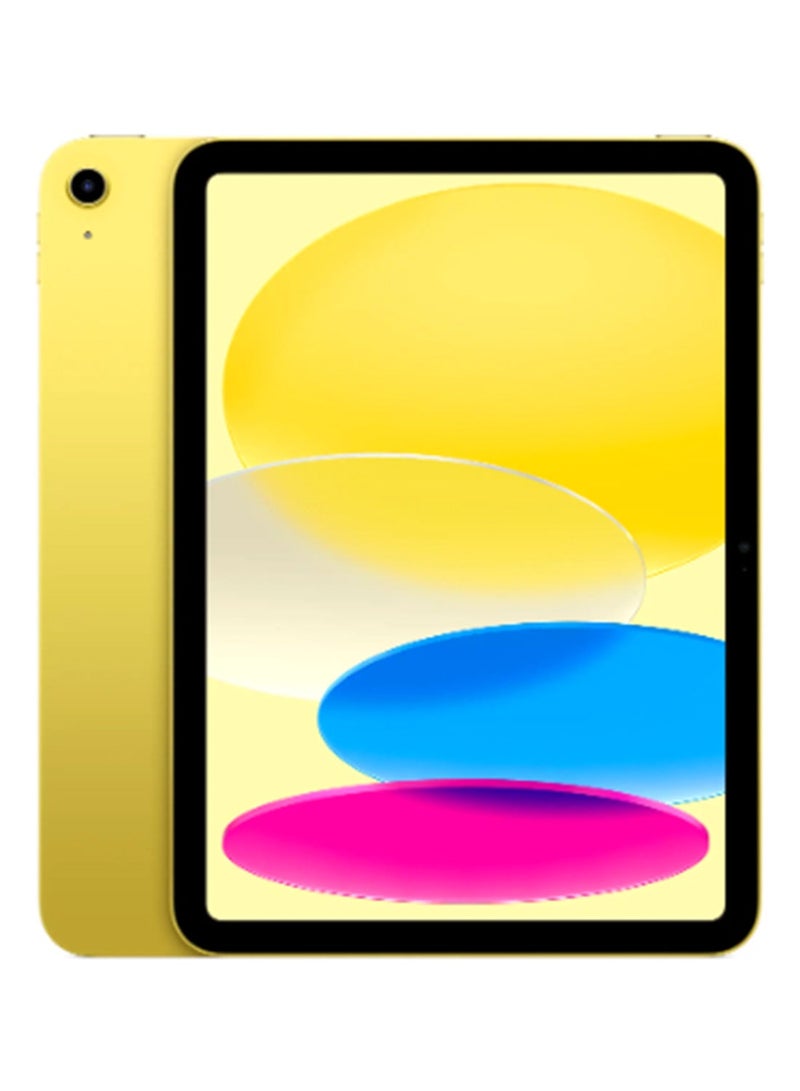 Apple iPad 2025 (11th Generation) A16 11-inch Wi-Fi 128GB Yellow - Middle East Version & B08FCWKNTB Wired Pro Floodlight Cam WhiteBundle - Image 2