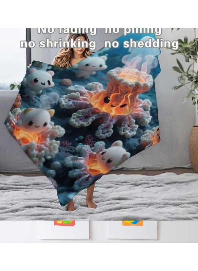 عام بطانية رقيقة من الفانيلا (حرارة ومريحة، ومناسبة للنوم واستخدام اللعبة والغبار والرمل) 150 سم * 200 سم - 555 - Image 5