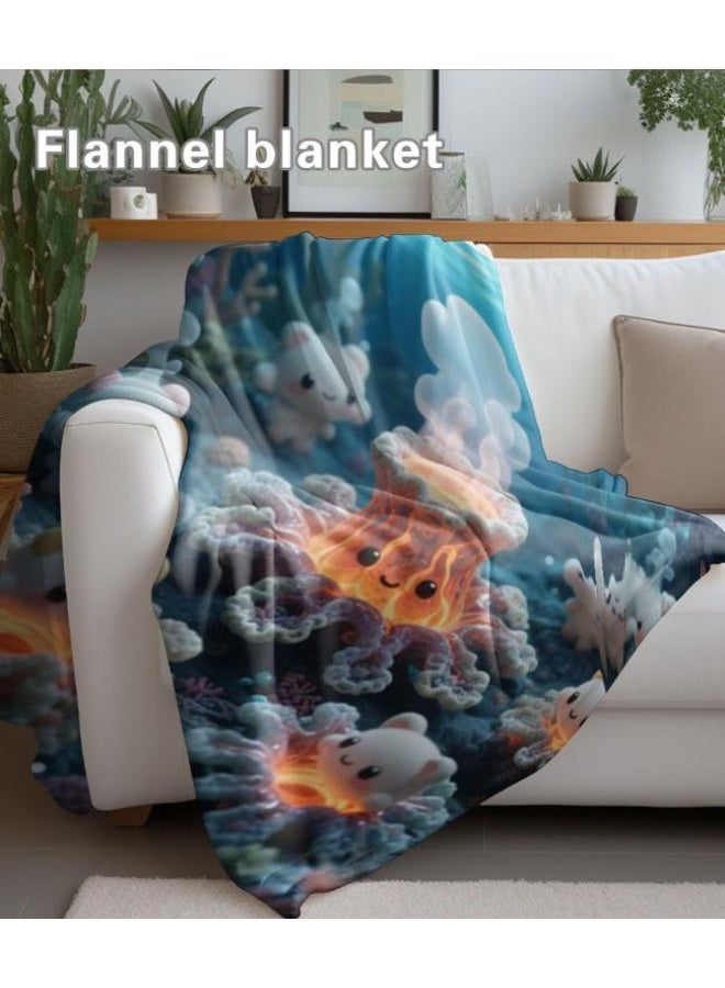 عام بطانية رقيقة من الفانيلا (حرارة ومريحة، ومناسبة للنوم واستخدام اللعبة والغبار والرمل) 150 سم * 200 سم - 555 - Image 1