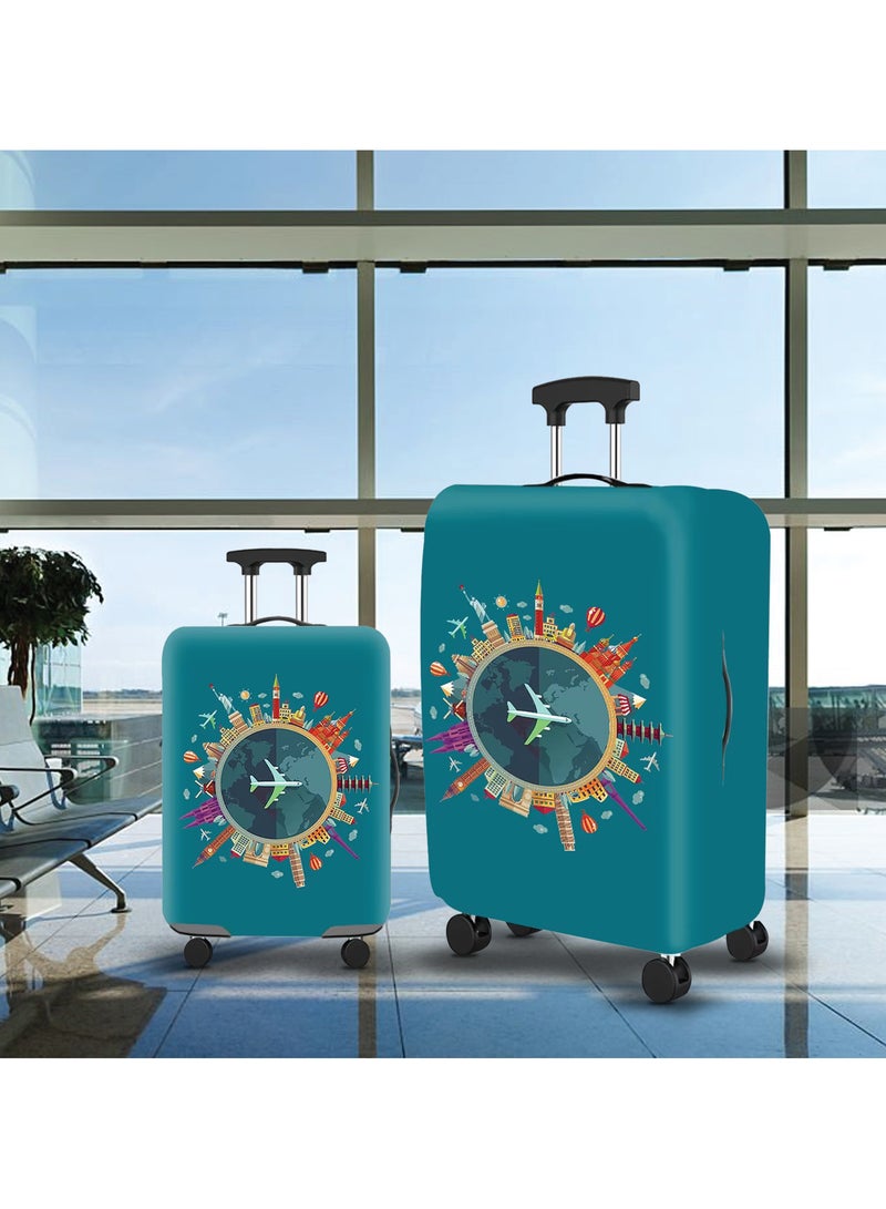 BRITISH TOURISTER Washable Elasticated Suitcase Protector – Stretchable Anti-Scratch Dustproof Cover for 24/28 Inch Trolley Bag – Travel Accessory  - Image 5