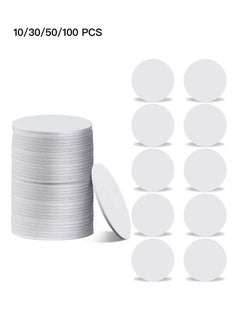 Excefore 50pcs NFC 215 Cards NTAG215 NFC Round Cards NFC 215 Card Tag Compatible With TagMo And Amiibo and NFC Enabled Mobile Phones And Devices  - Image 1