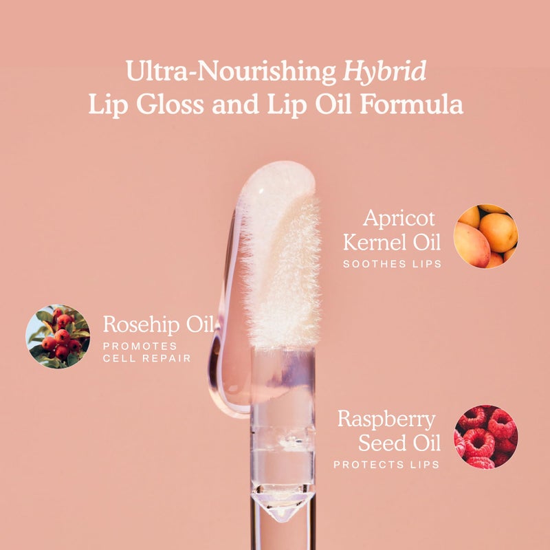 Tower 28 ShineOn Milky Lip Jelly, PISTACHIO, Non-Sticky, Hydrating Vegan Lip Gloss in Milky Nude Pink, Moisturizing Apricot and Raspberry Seed Oil, Clean, Cruelty Free - Image 5