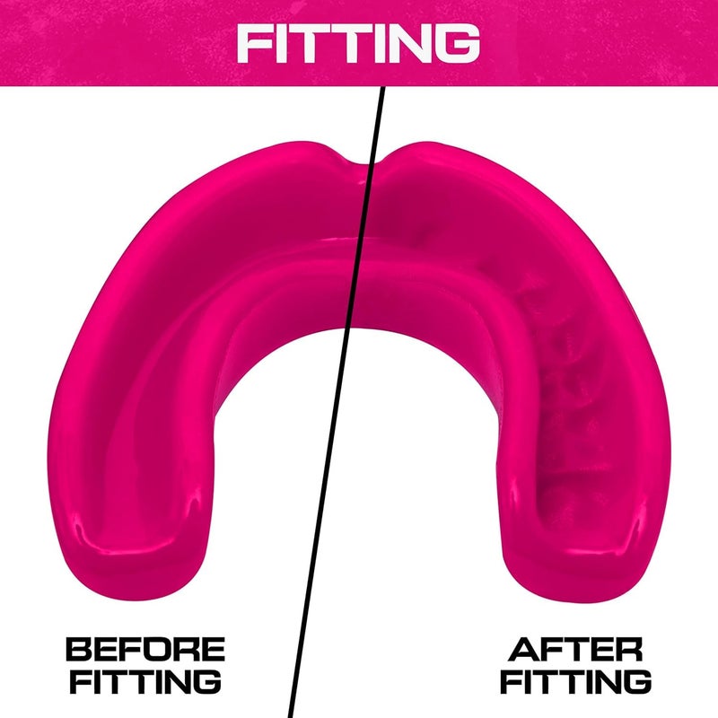 BFS IMPEX Sports Mouth Guard for Kids,Youth,Boys,Girls,Child Teen Mouthguard with Case (BPA Free) for Boxing, Martial Arts,MMA Karate,Lacrosse,Football,Soccer and All Contact Sports (Pink) - Image 4