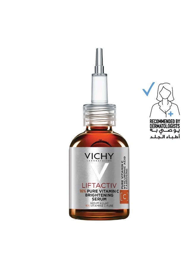 VICHY Liftactiv Vitamin C 16% Serum for Anti Aging And Brightening 20ml - Image 1