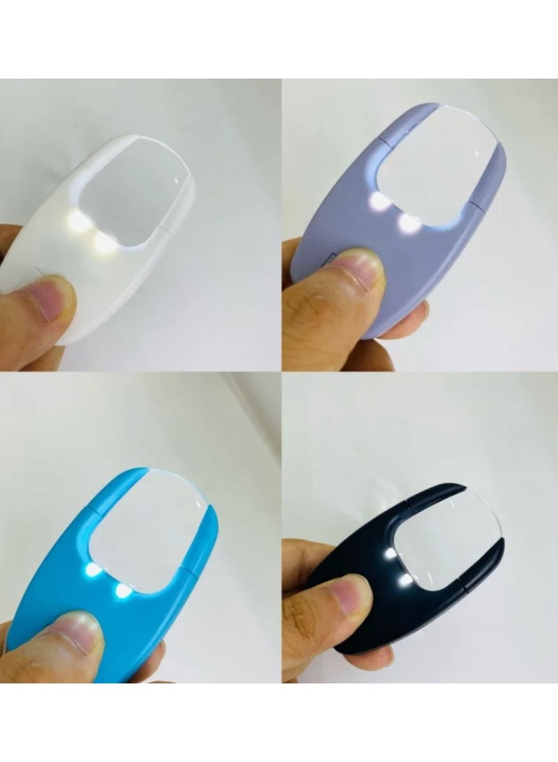 LED Illuminated Magnifying Glass – Clearer Reading Anytime If the print is small or the lighting is poor, the solution is a practical LED illumination magnifying glass. Quantity: 1 - Image 1