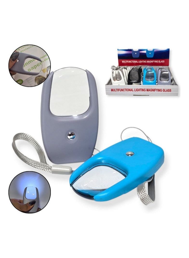LED Illuminated Magnifying Glass – Clearer Reading Anytime If the print is small or the lighting is poor, the solution is a practical LED illumination magnifying glass. Quantity: 1 - Image 3