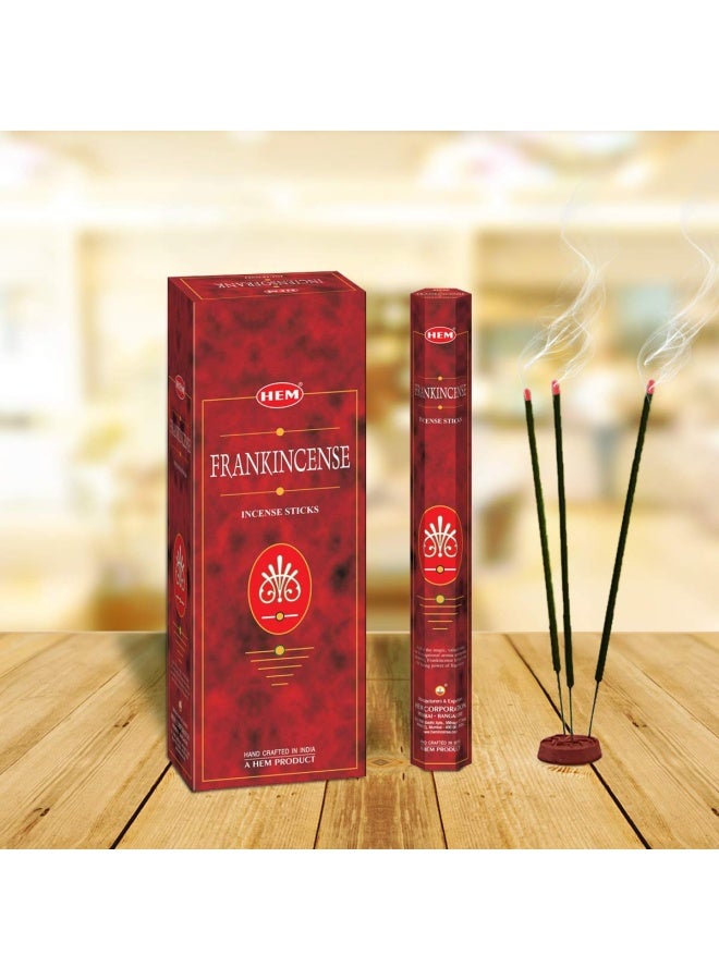 HEM Frankincense Box of Six 20 Sticks Tubes 120 Sticks Total HEM Incense From India - Image 3