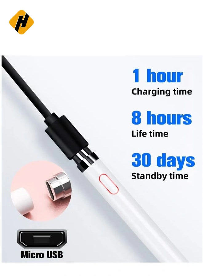 HuHa High Tech Smart Stylus Pen For iPad/ Tab/ Mediapad White  - Image 4
