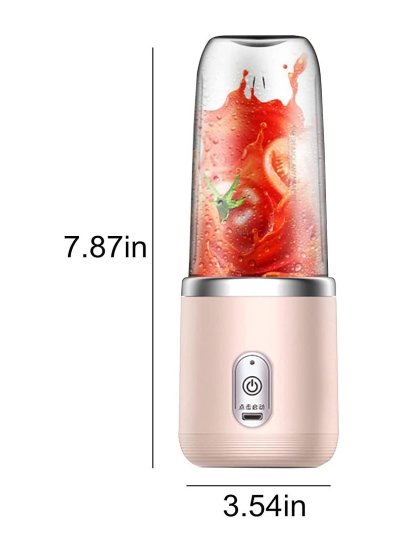 عام خلاط محمول، خلاط كهربائي قابل لإعادة الشحن عبر USB، خلاط شخصي بست شفرات وبطارية قابلة لإعادة الشحن عبر USB - Image 3