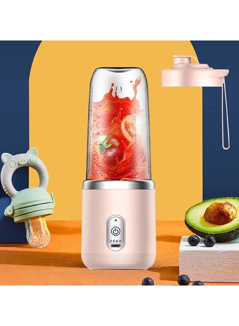 عام خلاط محمول، خلاط كهربائي قابل لإعادة الشحن عبر USB، خلاط شخصي بست شفرات وبطارية قابلة لإعادة الشحن عبر USB - Image 5