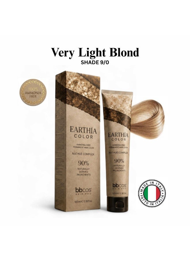 bbcos Earthia Hair Color 100ml 9.0 - Image 1
