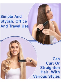 BOMIDI Cordless Hair Straightener Comb Detachable for Easy Clean, 400M Ions, 6 Speed Smart Temp, Dual Charging, Ideal for On - the - Go Styling - Black, HB3-BLACK  - Image 4