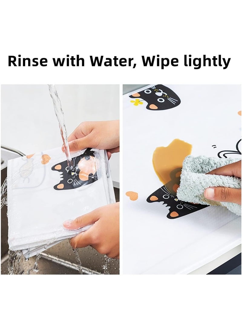 Dustproof and oil-resistant microwave cover with waterproof lid and organizer bag for home storage - Multicolor - Random Shape - Image 3