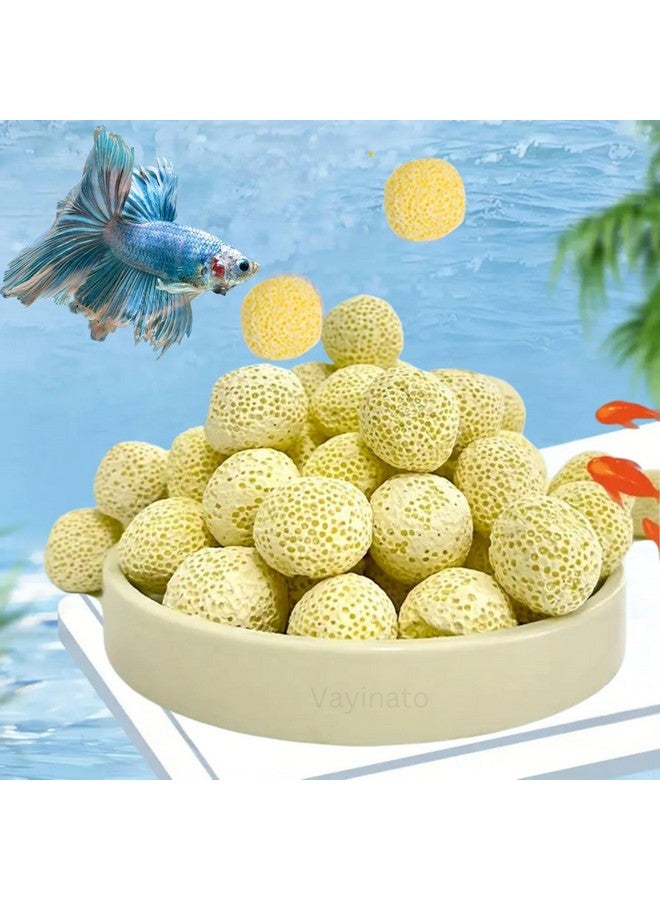 VAYINATO 500G High Density Yellow Bio Ceramic Ball For Freshwater Aquarium And Marine Fish Tank Sump Canister Filter Koi Pond Bottom Filteration By Petzlifeworld - Image 1