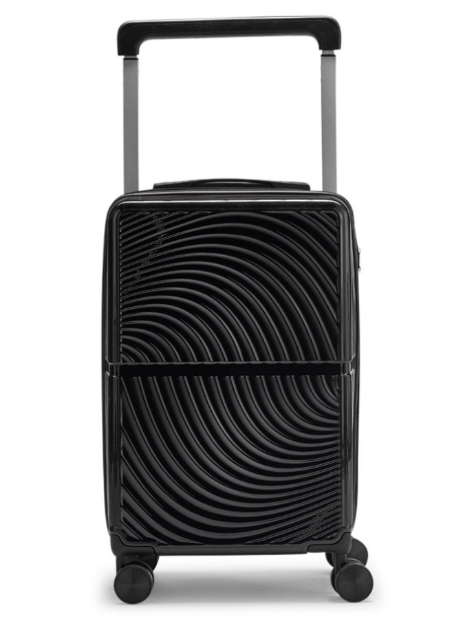 LIMRA Travel Bag From Limra Made Of PC Cabin Carry Check-In Luggage Trolley Size 20 inch Color Black - Image 2