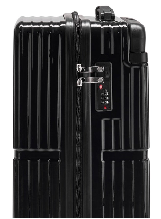 LIMRA Travel Bag From Limra Made Of PC Cabin Carry Check-In Luggage Trolley Size 20 inch Color Black - Image 4