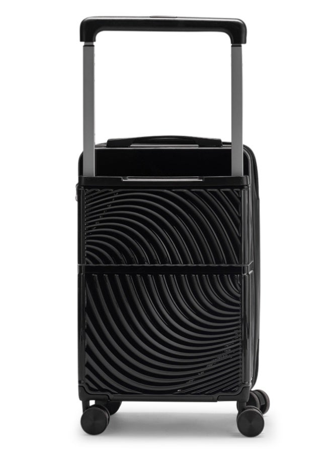 LIMRA Travel Bag From Limra Made Of PC Cabin Carry Check-In Luggage Trolley Size 20 inch Color Black - Image 3