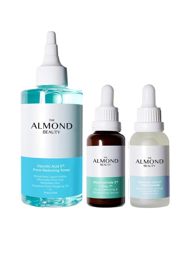 THE ALMOND BEAUTY Special Care Set to Prevent Acne and Blackheads for Dry Acne Prone Skin  - Image 1