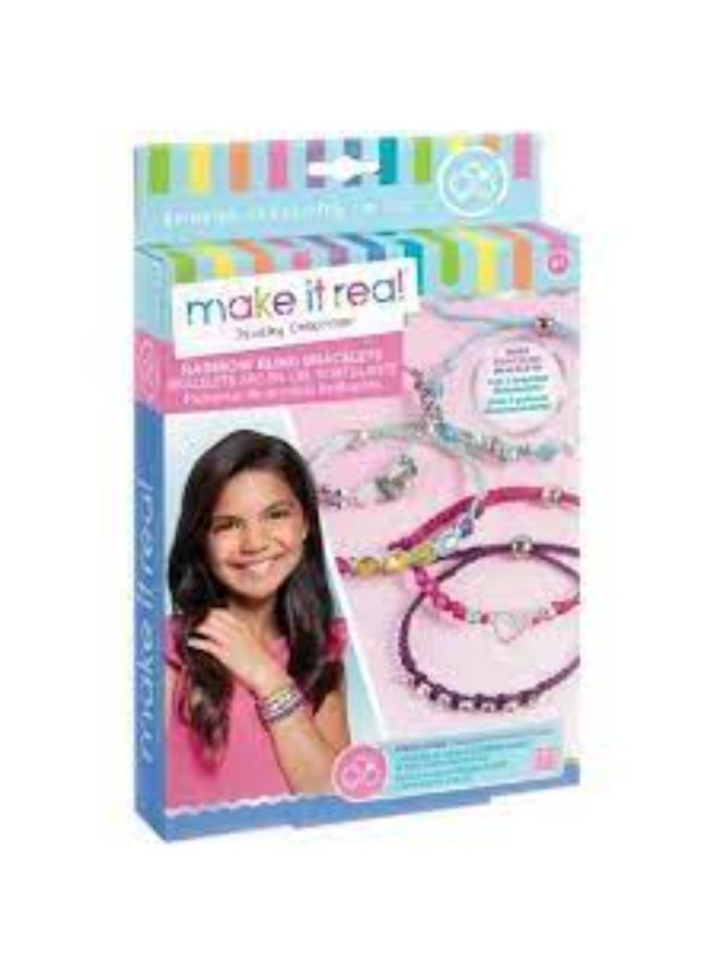 ميك إت ريل أساور قوس قزح بلينغ