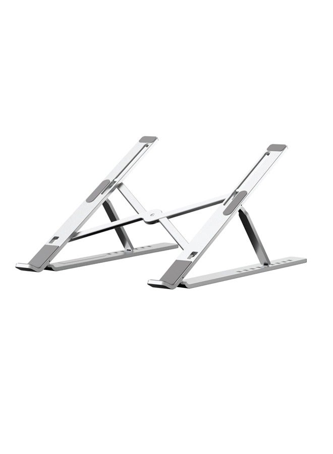 NCTS AL10 Portable laptop stand, made of aluminum alloy as the supporting structure, which is stable and strong, Foldable storage,8 Height Stand, suitable for up to 14"inch, GTIN:6295151550182