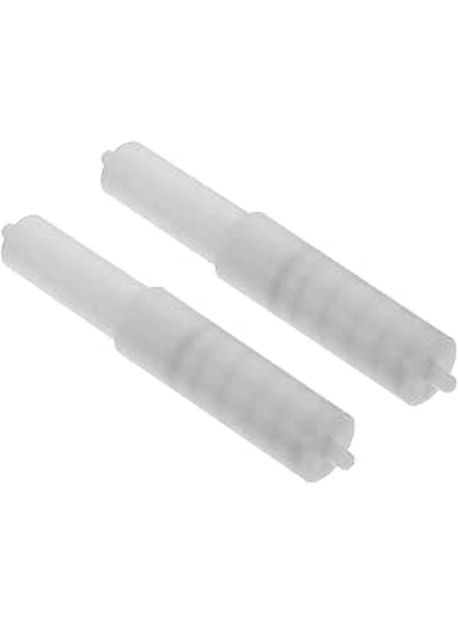 2Pcs Retractable Toilet Paper Holder Durable Design Easy Paper Replacement For Bathroom - Image 1