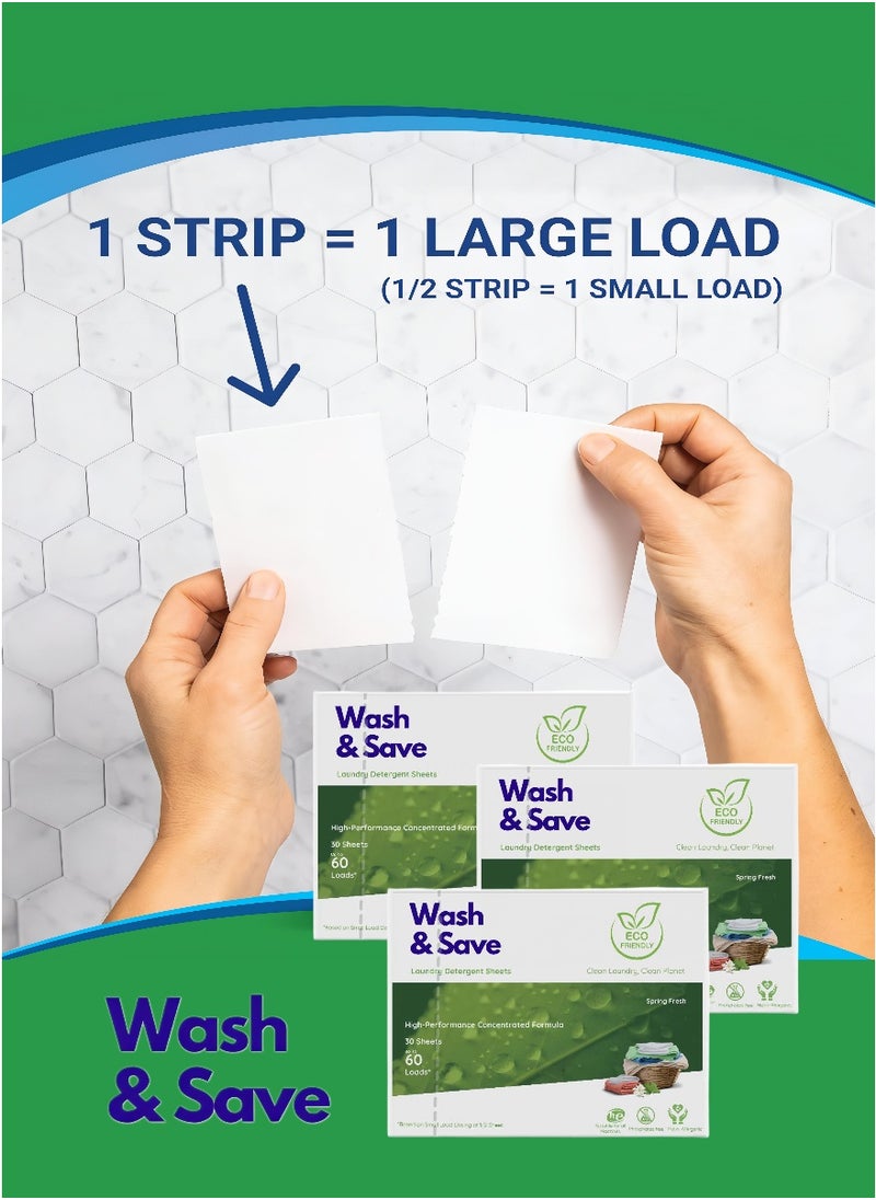 Liquidless Laundry Detergent Sheets Fresh Scent