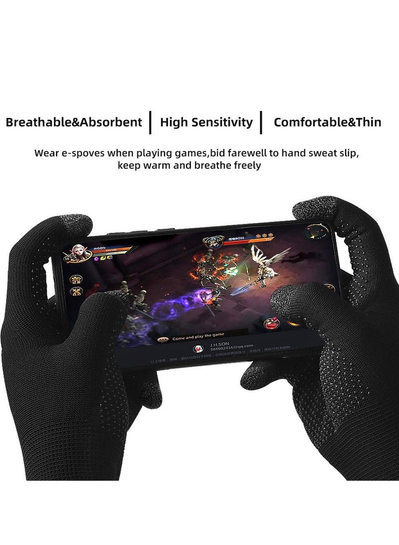 Game Gloves for Gaming Mobile Game Controllers Finger Gloves Set, Sweat-proof and Breathable, High-sensitivity, Suitable for PUBG Touch Screen Games - Image 2