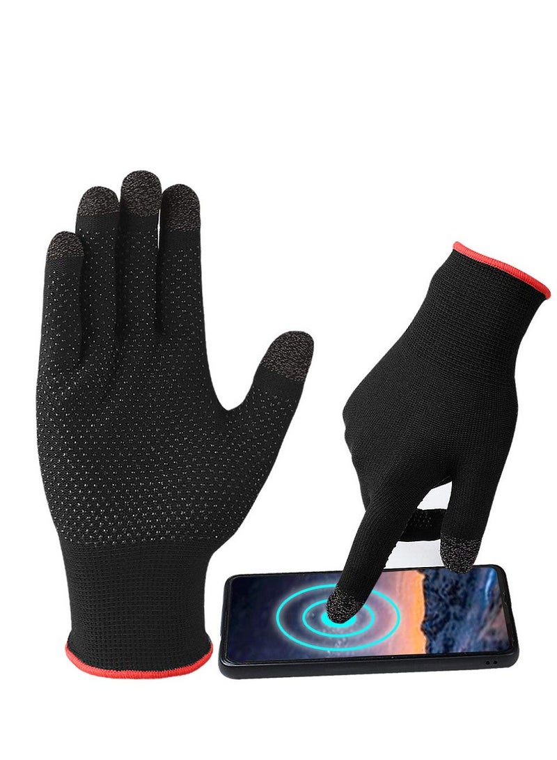 Game Gloves for Gaming Mobile Game Controllers Finger Gloves Set, Sweat-proof and Breathable, High-sensitivity, Suitable for PUBG Touch Screen Games - Image 1