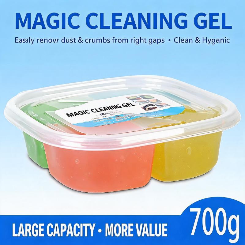 Reusable Cleaning Gel 700G Thorough Dust Extraction Dust Picking Gel - Safe For All Surfaces Multi-Purpose Dust Remover For Home Office Car Interior Electronics Tight Spaces - Image 4