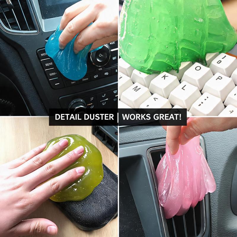 Reusable Cleaning Gel 700G Thorough Dust Extraction Dust Picking Gel - Safe For All Surfaces Multi-Purpose Dust Remover For Home Office Car Interior Electronics Tight Spaces - Image 5