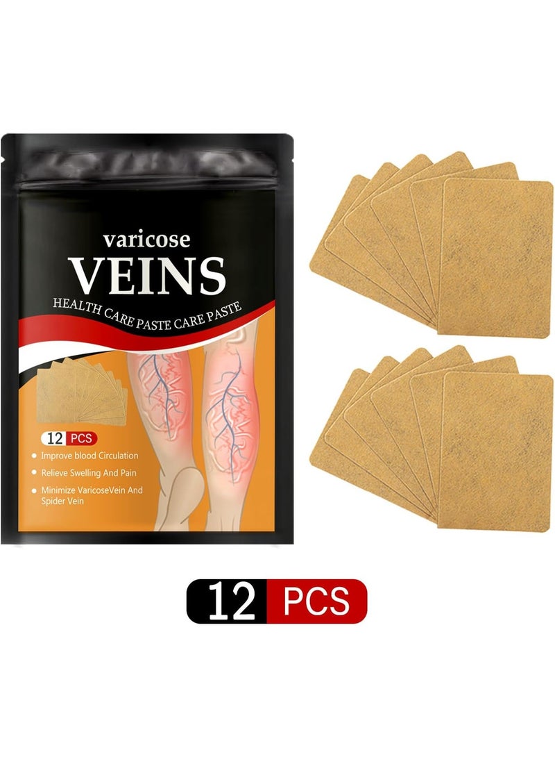 Varicose Vein Patches for Legs, Spider Veins Removal, Varicose Veins Relief Patches, Against Spider Veins, Varicose Veins & Spider Veins Extract Treatment Patches, Vein Relief Herbal Plasters - Image 4