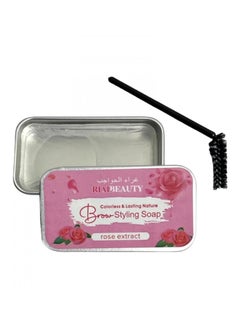 RIALBEAUTY Colorless And Lasting Nature Brow Styling Soap Rose Extract 10 g  - Image 1