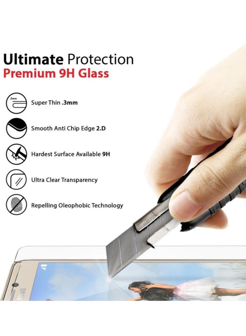 Tempered Glass Black Edge Screen Protector Compatible With Samsung Galaxy J7 Prime - Image 3