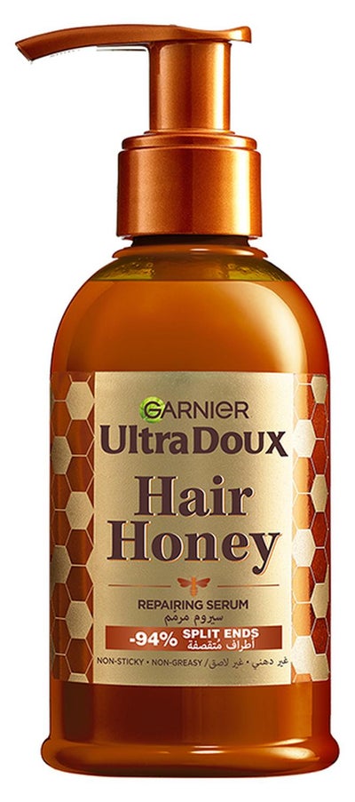 garnier Ultra Doux Honey Treasures Repairing Serum For Damaged Hair And Split Ends With Heat Protection