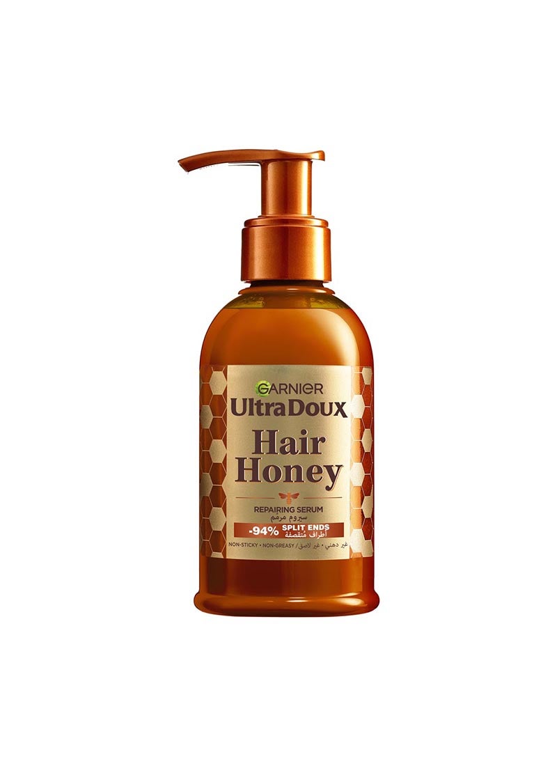 garnier Ultra Doux Honey Treasures Repairing Serum For Damaged Hair And Split Ends With Heat Protection 115ml - Image 1