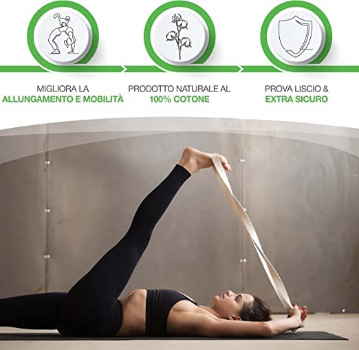 The Yogis Iyengar Wall Yoga Ropes full Set of - 2 Long Ropes with 1 Yoga Belt - Image 5