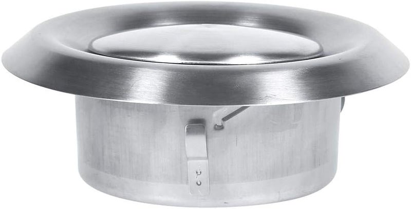 كلاراكو فتحة تهوية، فتحة تهوية قابلة للتعديل في الحائط والسقف من الفولاذ المقاوم للصدأ، غطاء قناة تهوية تهوية دائرية للمنزل، مصدر عادم (100 مم) - Image 4