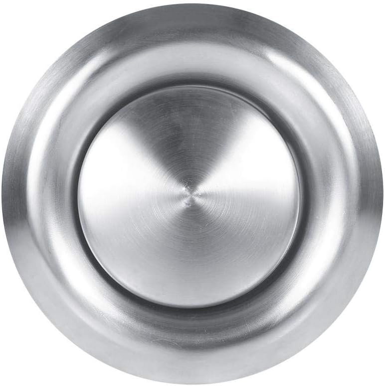 كلاراكو فتحة تهوية، فتحة تهوية قابلة للتعديل في الحائط والسقف من الفولاذ المقاوم للصدأ، غطاء قناة تهوية تهوية دائرية للمنزل، مصدر عادم (100 مم) - Image 3