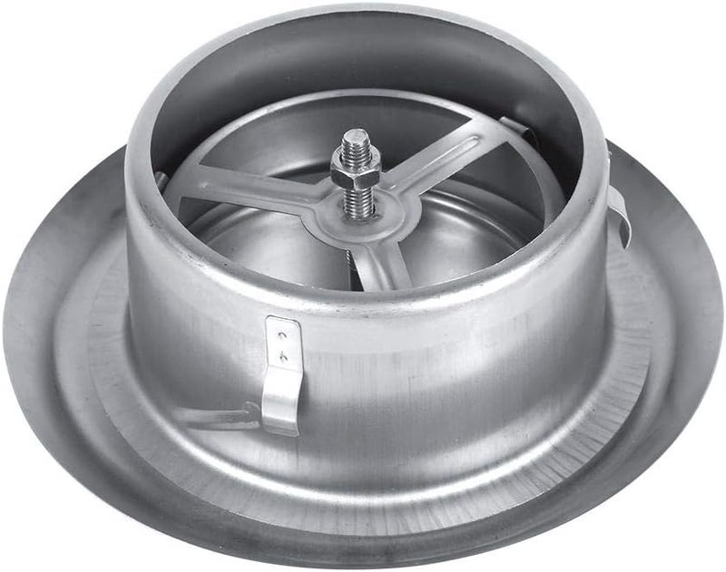 كلاراكو فتحة تهوية، فتحة تهوية قابلة للتعديل في الحائط والسقف من الفولاذ المقاوم للصدأ، غطاء قناة تهوية تهوية دائرية للمنزل، مصدر عادم (100 مم) - Image 5