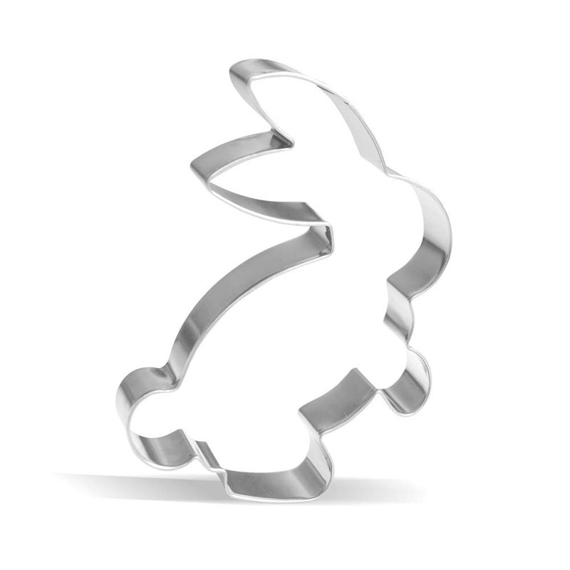 Keewah 4.1 inch Bunny Rabbit Cookie Cutter - Stainless Steel - Image 1