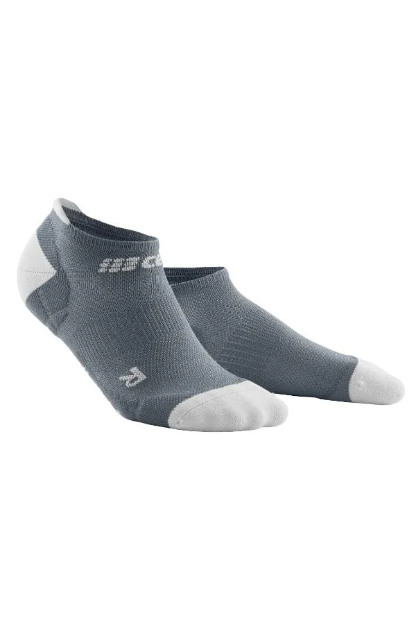 CEP CEP - Ultralight Compression Socks No Show Grey/Light Grey Women