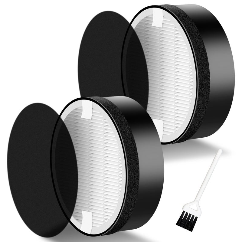 Improvedhand LV-H132 Replacement Filter Compatible for LEVOIT LV-H132 Air Puifier, 3-in-1 Pre, H13 True HEPA, Activated Carbon Filtration System, Replace Part LV-H132-RF, Pack of 2,By Improvedhand - Image 1