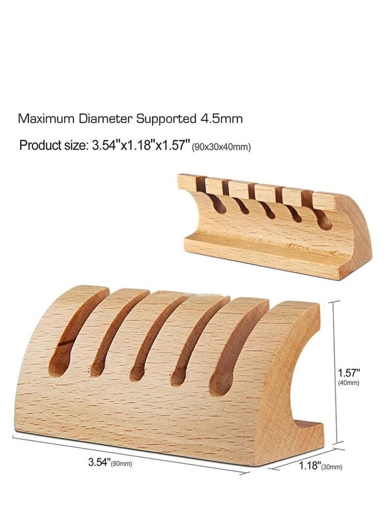 Altheqa Desktop wire Earphone clip Cord Management computer USB Desktop wooden Tidy Cable Organizer - Image 5